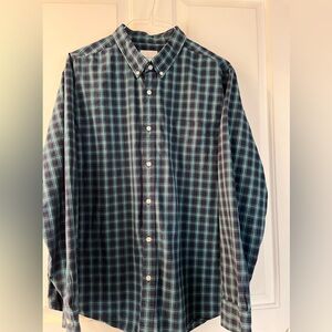 American Eagle Men's Plaid Button-Up Shirt
